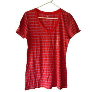 Gap Women’s Short Sleeve V Front Tee Sz L